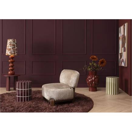 Coco Maison Como pot H60cm Bordeaux